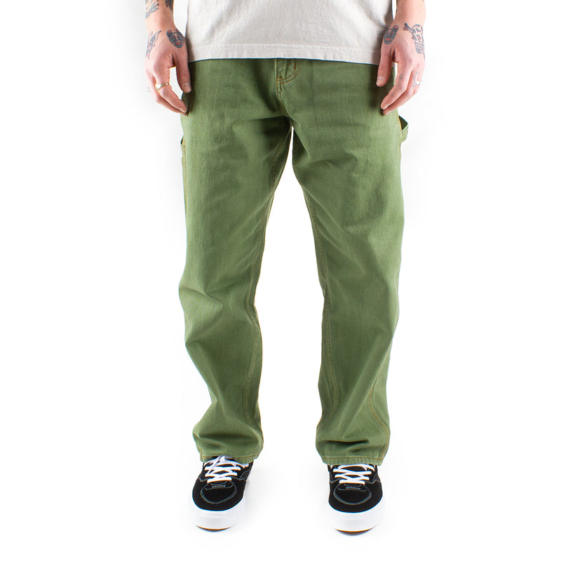 Butter Goods Weathergear Heavyweight Denim Pants Army  Edit alt text