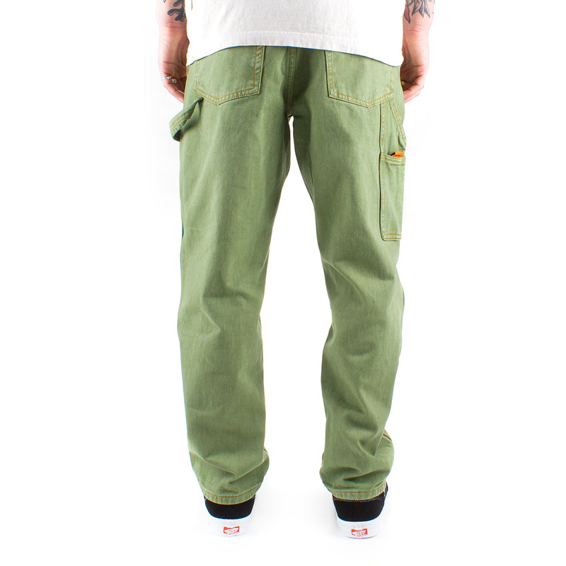 Butter Goods Weathergear Heavyweight Denim Pants Army  Edit alt text