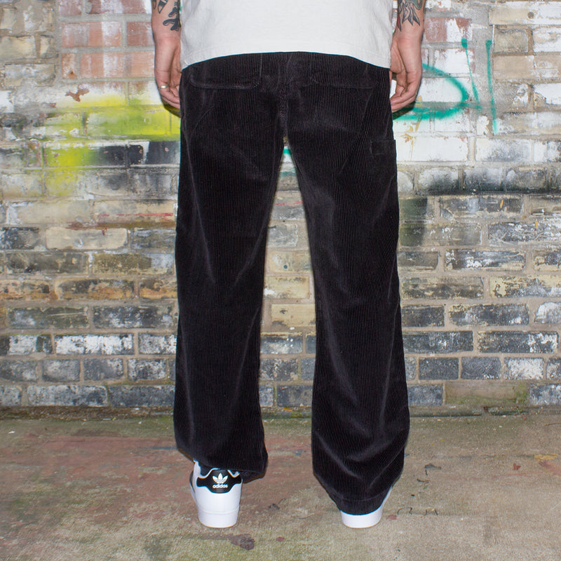 Stussy Wide Wale Cord Beach Pant : Balck