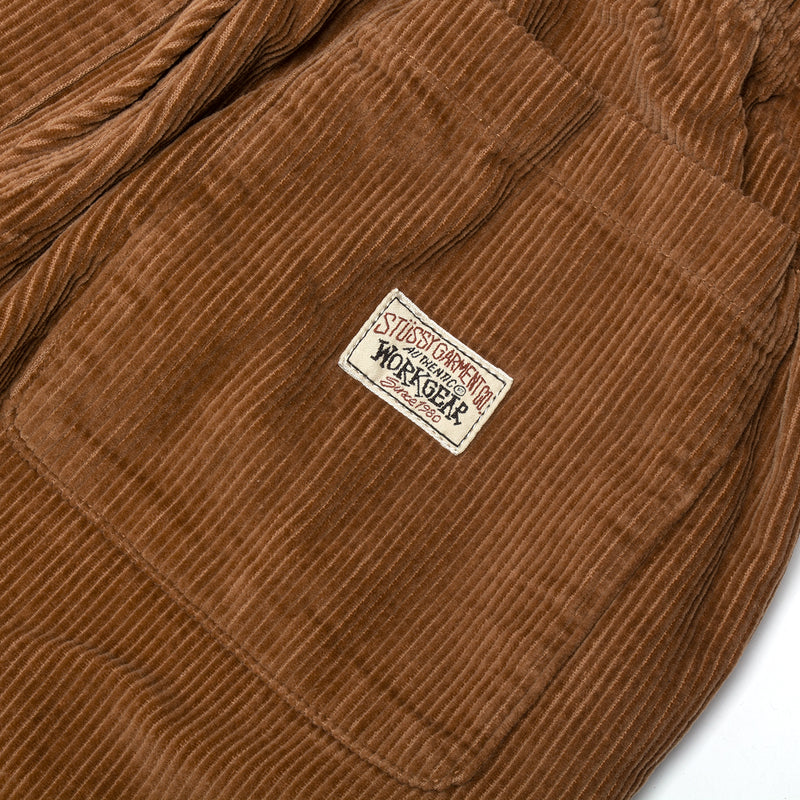 Stussy Wide Wale Cord Beach Pant : Copper