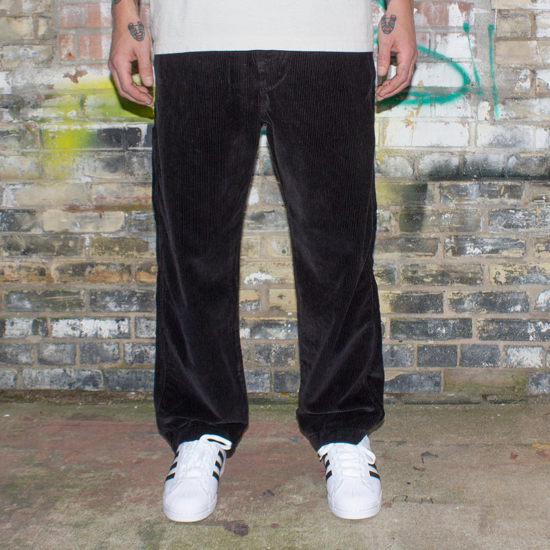 Stussy Wide Wale Cord Beach Pant : Balck