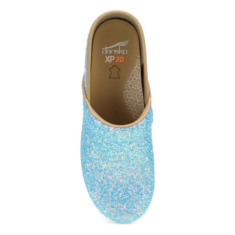 Top image of Wide XP 2.0 Clog Ice Blue Glitter