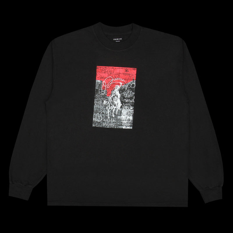 Premier Wild Weston L/S T-Shirt - Black