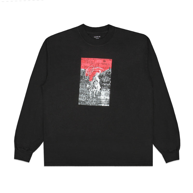 Premier Wild Weston L/S T-Shirt - Black