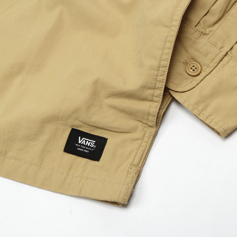 Vans Williams Poplin Button Down Shirt Taupe