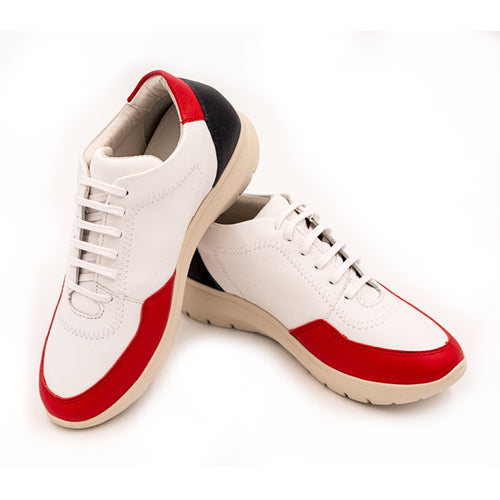 Wirth Garda Sneaker (Women) - Branco Athletic - Casual - Lace Up - The Heel Shoe Fitters