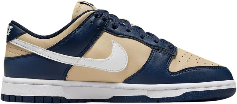 Women's Nike Dunk Low Next Nature Midnight Nvy/Wht-Team Gld (DD1873 401)