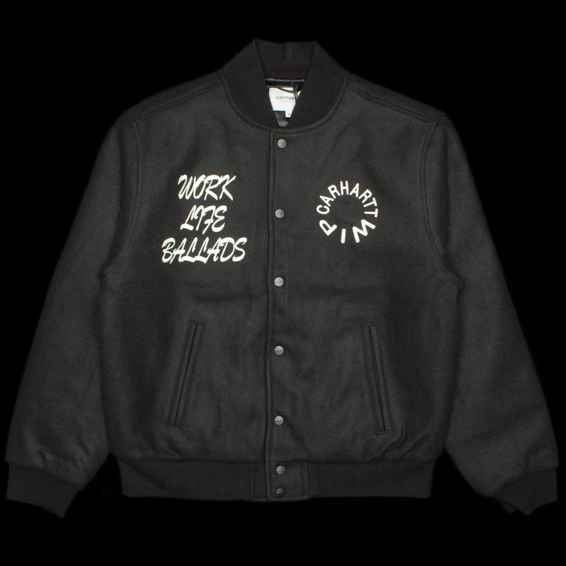 Carhartt WIP | Work Varsity Bomber Style # I032435-89 Color : Black