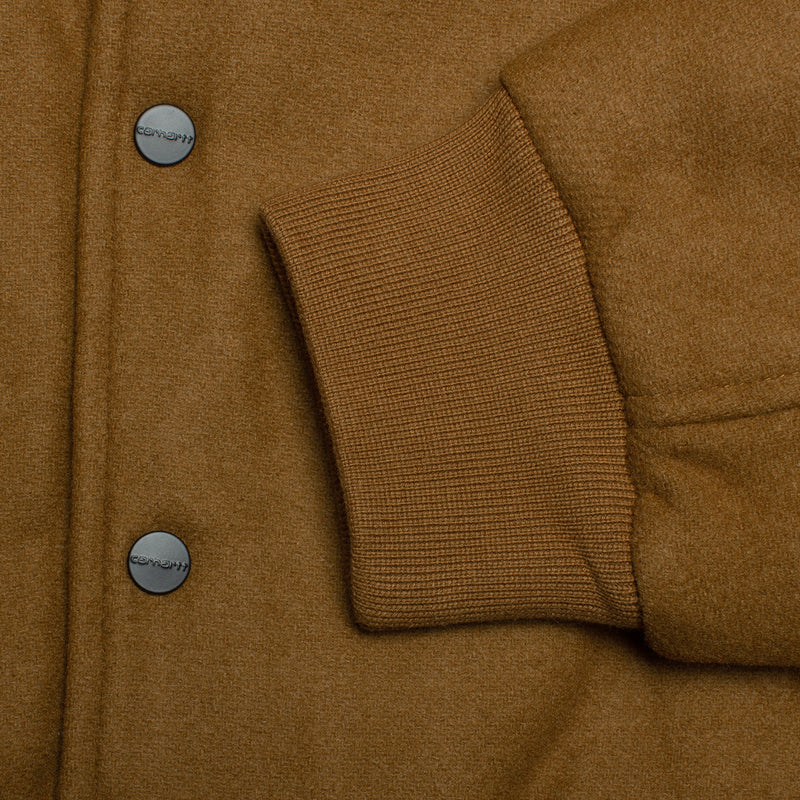 Carhartt WIP | Work Varsity Bomber Style # I032435-1NF Color : Deep Hamilton Brown