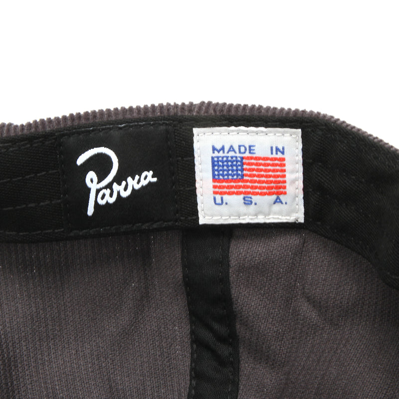 by Parra Worked P 6 Panel Hat : Stone Grey