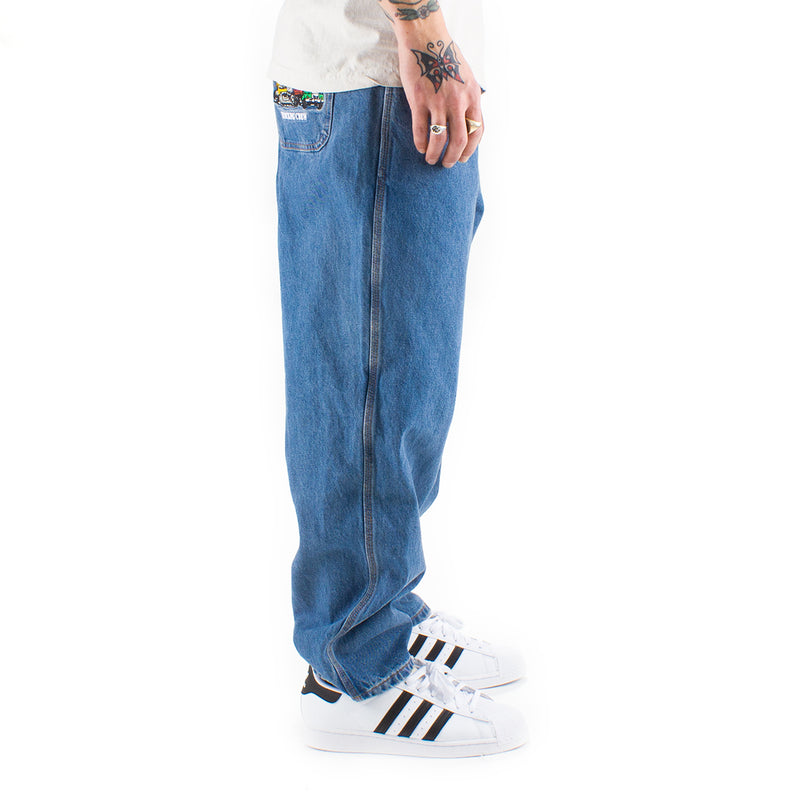 Cash Only Wrecking Baggy Jeans Washed Indigo  Edit alt text