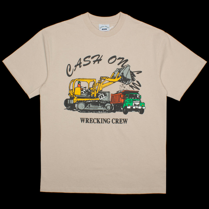 Cash Only Wrecking T-Shirt Sand