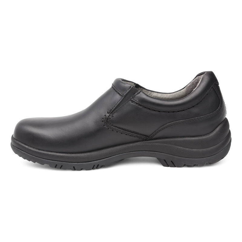 Side image of Wynn Black Leather