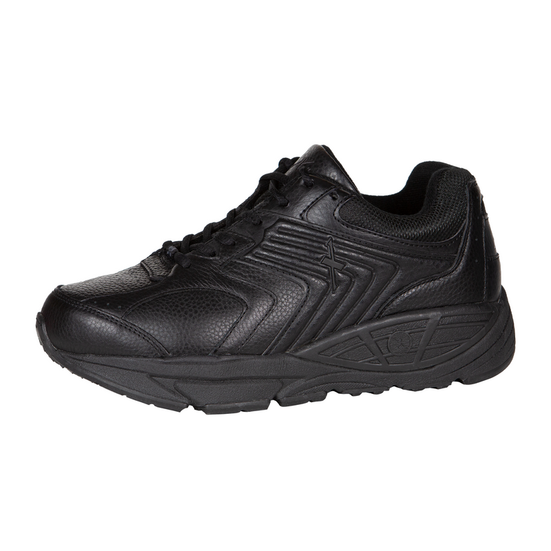 Xelero Matrix Walking Shoe (Women) - Black/Charcoal Athletic - Running - Motion Control - The Heel Shoe Fitters