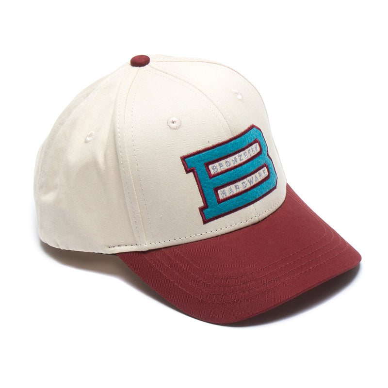 Bronze 56k Big B Hat Bone / Burgundy  Edit alt text