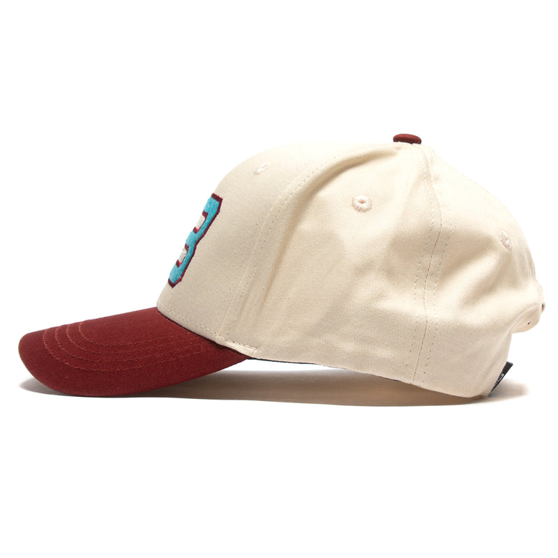 Bronze 56k Big B Hat Bone / Burgundy  Edit alt text