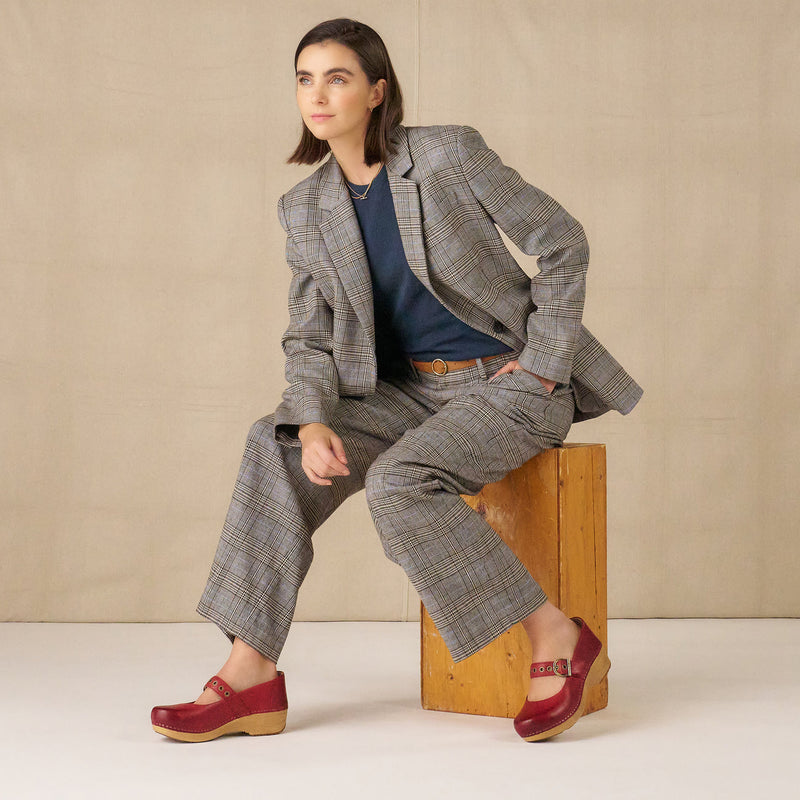 XP 2.0 Mary Jane Clog Red