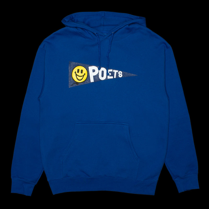 Poets Young Peoples Hoodie Royal Blue