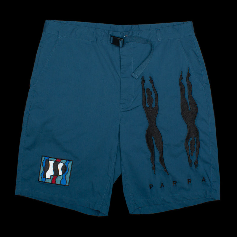 by Parra Zerba Striped P Shorts Style # 49335 Color : Teal
