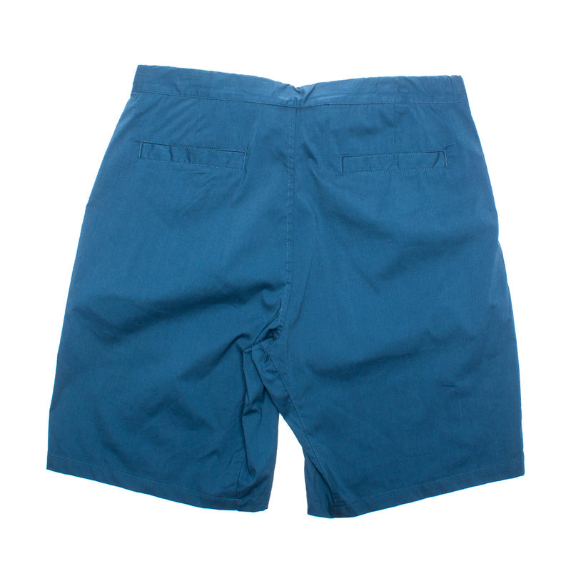 by Parra Zerba Striped P Shorts  Teal