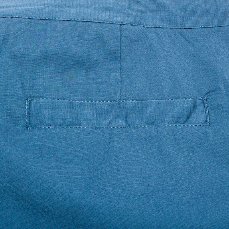 by Parra Zerba Striped P Shorts  Teal