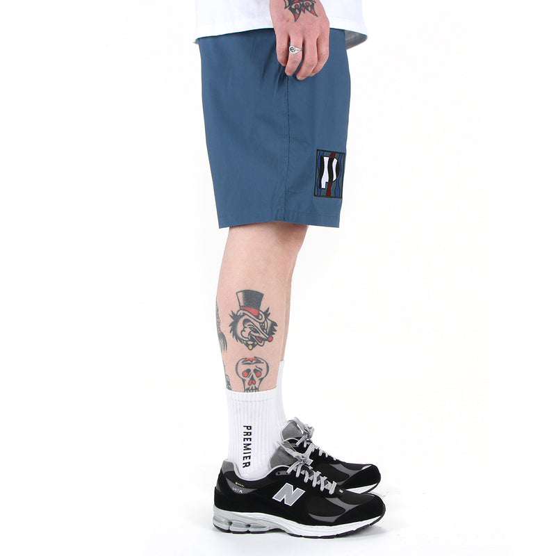 by Parra Zerba Striped P Shorts Style # 49335 Color : Teal