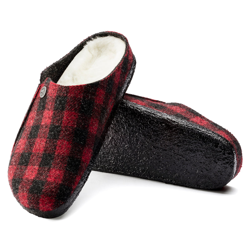 Zermatt Red Plaid Wool