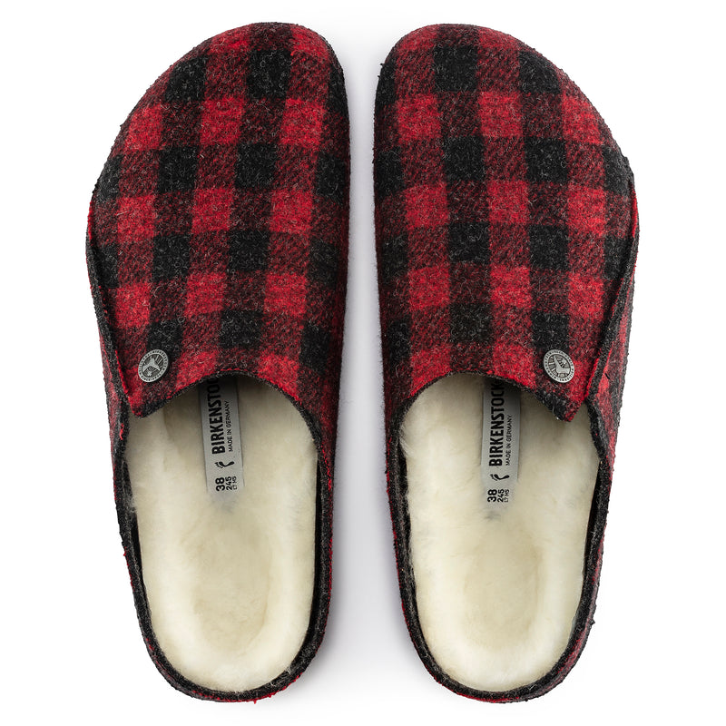 Zermatt Red Plaid Wool