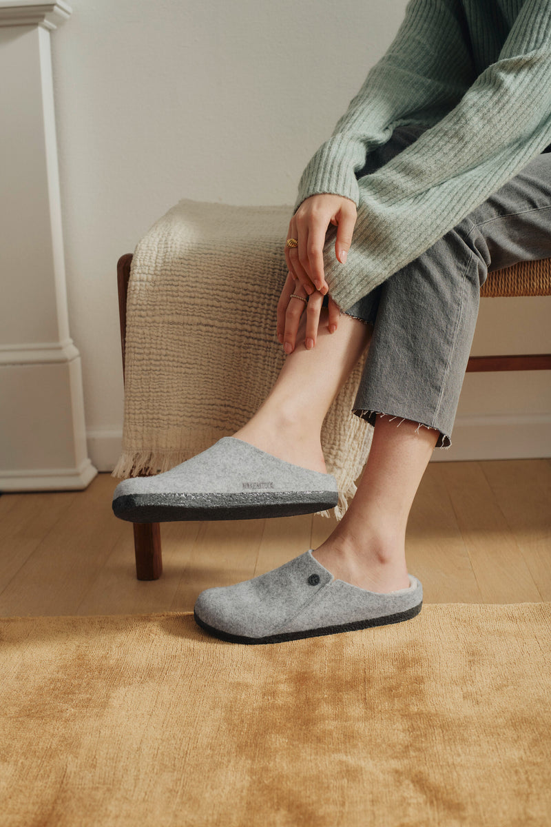 Zermatt Shearling Women's Light Grey Wool Felt