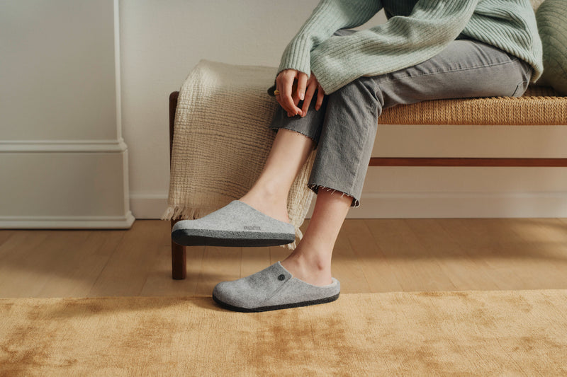 Zermatt Shearling Women's Light Grey Wool Felt