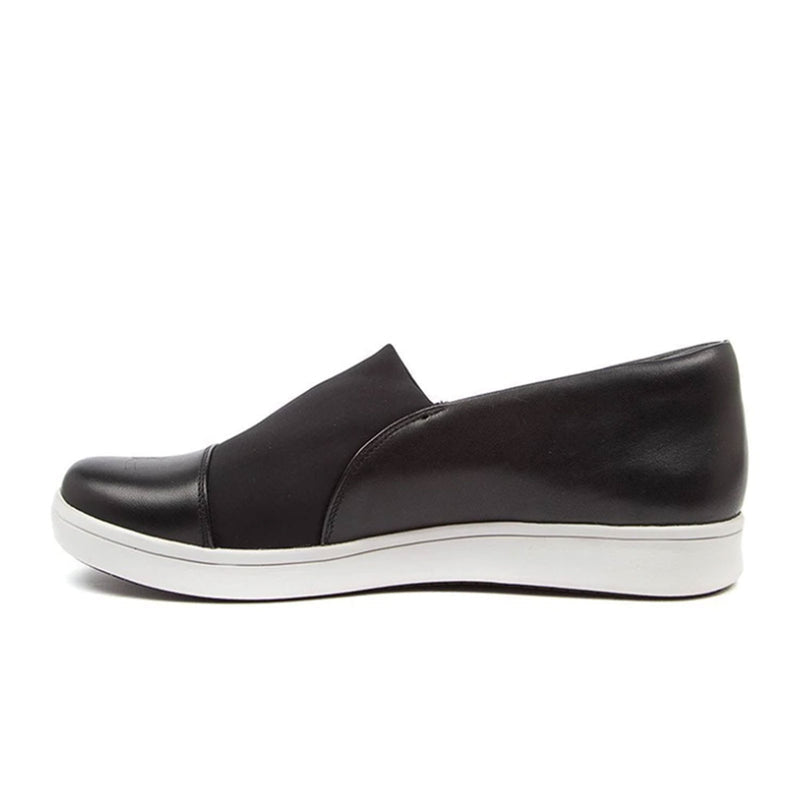 Ziera Duke Slip On (Women) - Black Leather/Neoprene Dress-Casual - Slip On - The Heel Shoe Fitters